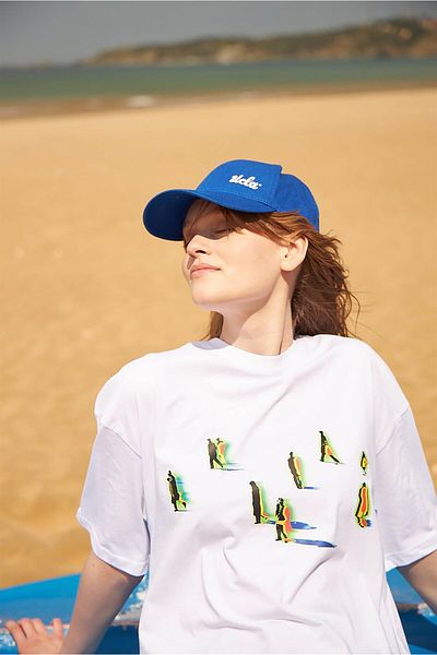 Trendiz Unisex Shadows Tshirt Λευκό