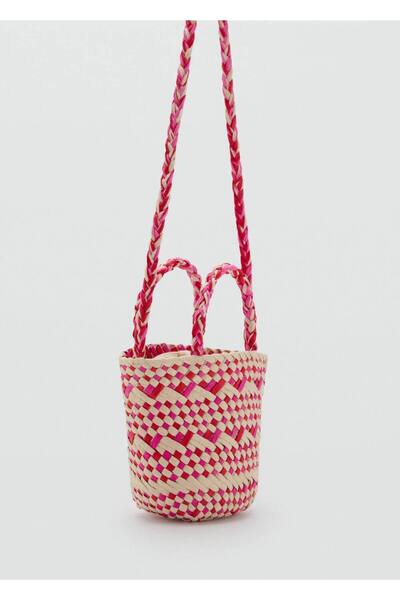 MANGO Kids Örgülü mini çanta