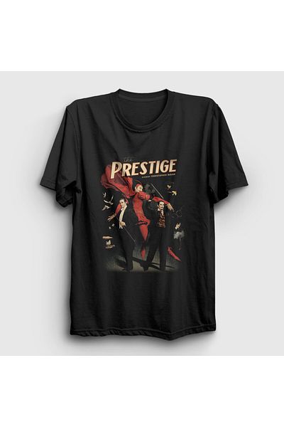 Presmono Μαύρο μπλουζάκι Nolan Film Prestige Unisex - 486310 ττ