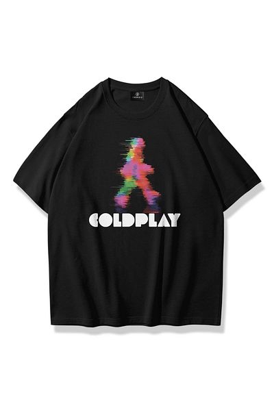 Trendiz Μαύρο μπλουζάκι Unisex Coldplay
