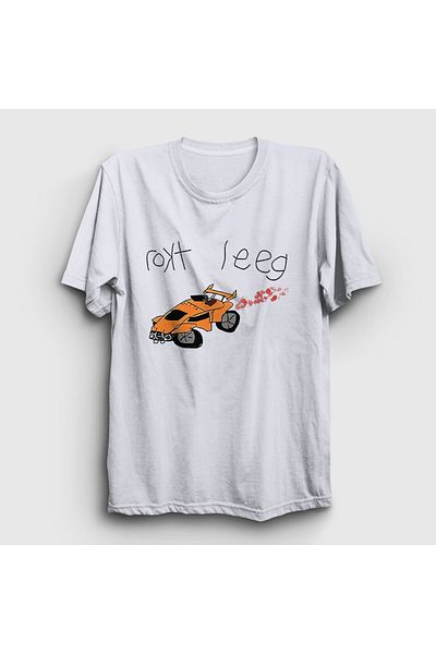 Presmono Rocket League Unisex Λευκό T-Shirt παιχνιδιού - 492983 ττ