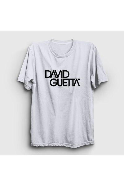 Presmono Μπλουζάκι με λογότυπο David Guetta Unisex White Music - 491221 ττ