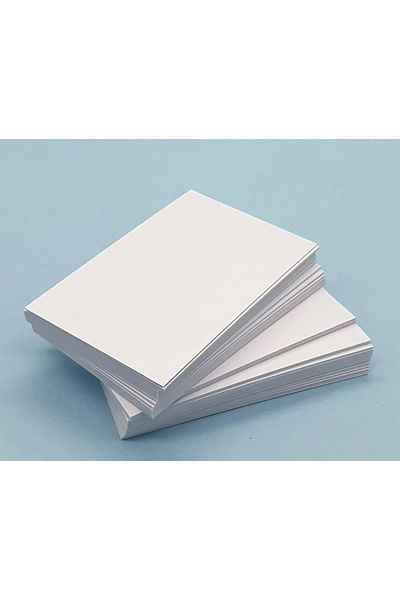 ORCOPY White Business Card Blank Unprinted Thick Card 5 X 8 cm (50 Pcs) (0.066 kg)