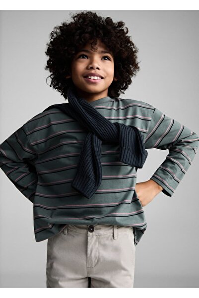 MANGO Kids Chinohose aus Baumwolle