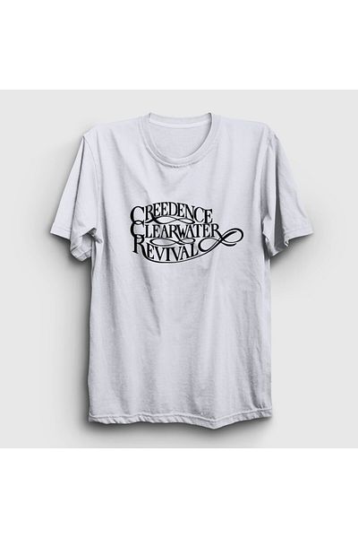 Presmono Λευκό μπλουζάκι Unisex Creedence Clearwater Revival - 490538 ττ