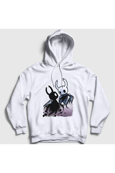 Presmono Παιχνίδι Hollow Knight Unisex φούτερ με λευκή κουκούλα - 493357 ττ