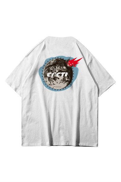 Trendiz Μπλουζάκι Unisex Cacti Impact Λευκό