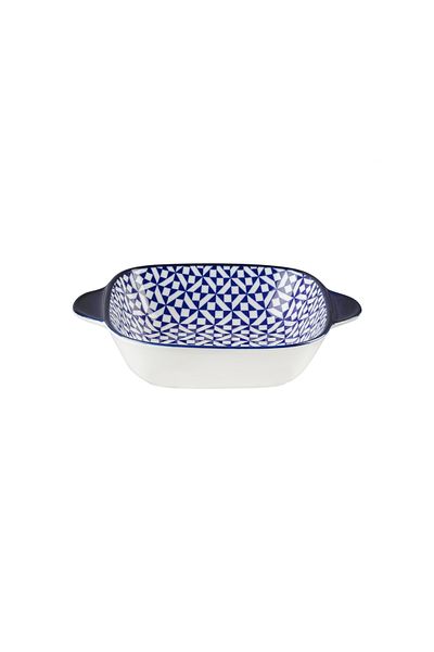 Madame Coco Rêve Bleu Nancy New Bone China farfurie pătrată cu mâner