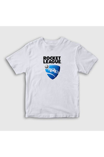 Presmono Tricou unisex pentru copii Rocket League - alb, logo, 491599 tt