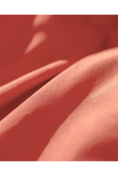 Madame Coco Sona Tek Kişilik Püsküllü Nevresim Takımı - Mercan