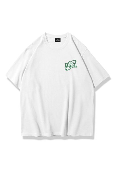 Trendiz Λευκό μπλουζάκι Unisex Let's Go Back