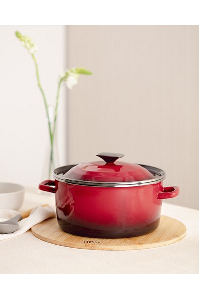 Madame Coco La Garde Deep Pot - Red - 24 cm