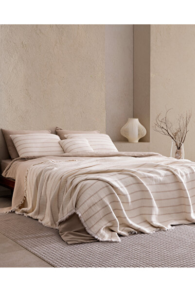 Madame Coco Marguerite 8 Parça Çeyiz Seti - Bej/Ekru