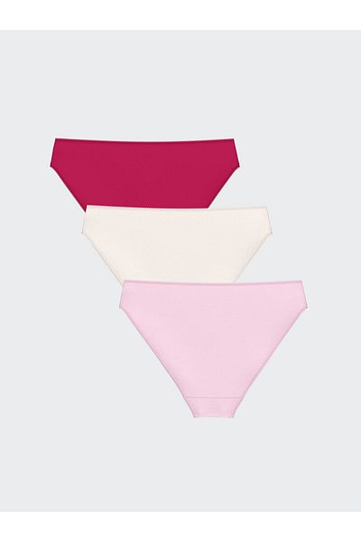 LC Waikiki Lcw Dream Pink Printed Bikini Panties 3 Pack