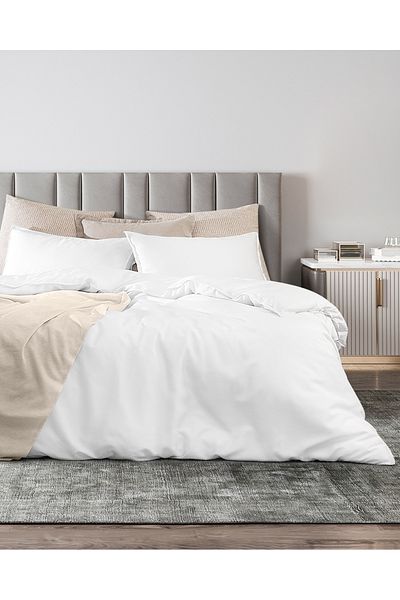 Madame Coco Loire Double Tencel Duvet Cover Set ( Tencel:trade_mark: ) - White