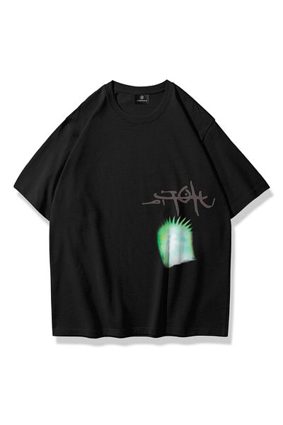 Trendiz Μαύρο μπλουζάκι Utopia Pray Travis Scott Unisex