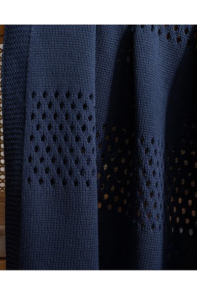 Madame Coco Navy Blue Neo Knitwear TV Blanket