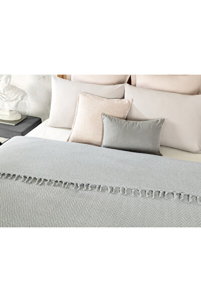 Madame Coco Stephane Single Bedspread - Gray
