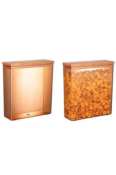 Madame Coco Lucille Ahşap Kapaklı Saklama Kabı 2500ml