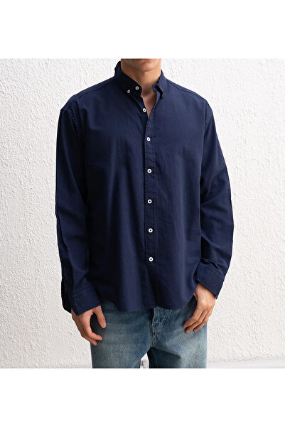 Hazhers Чоловіча сорочка Oversize Fresh з льону для літа