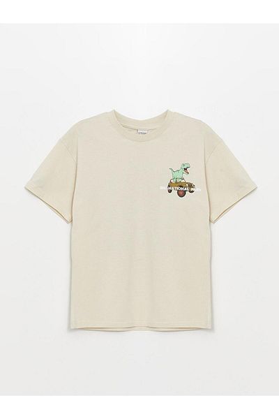LC Waikiki Tricou pentru copii Lcw Kids Oversize Crew Neck pentru băieți (S4)