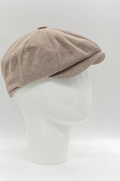 Hoppe Winter Stamp Mink Newsboy Peaky Blinders Cap Hat