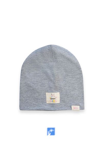 Kardelen Butik Denizli 100% Cotton Double Layer Girl's Combed Cotton Cap (1-4 Years)