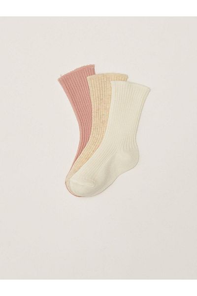 LC Waikiki Lcw Baby Basic Unisex Baby Socks 3-Piece (S2)