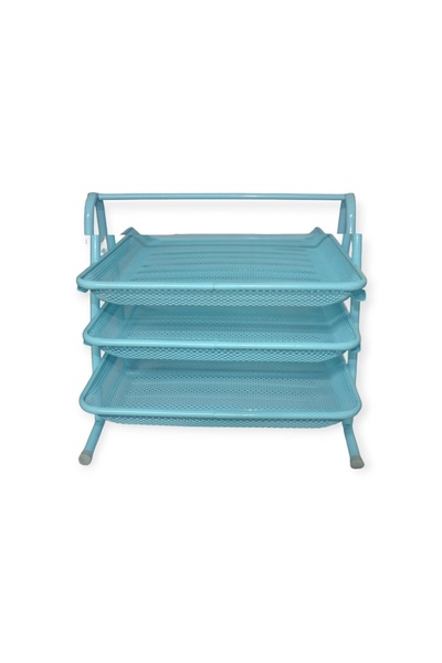 Linea МЕТАЛЕН ШКАФ ЗА ДОКУМЕНТИ С ПЕРФОРИРАНИ РАФТОВЕ, 3-ЕТАЖЕН, СВЕТЛОСИН