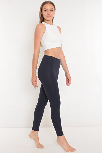 Almila Cotton Elastane (LICRAL) High Waist Long Women's Tights 2001