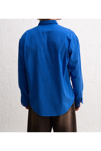 Hazhers Чоловіча сорочка Oversize Fresh з льону для літа