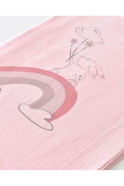 Bibaby Bibaby Pretty Rabbit Bamboo Muslin Blanket
