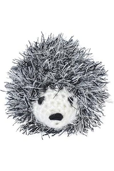 Mu Art X-Perk Cat Toy with Bell Hand Knitted Hedgehog Toy