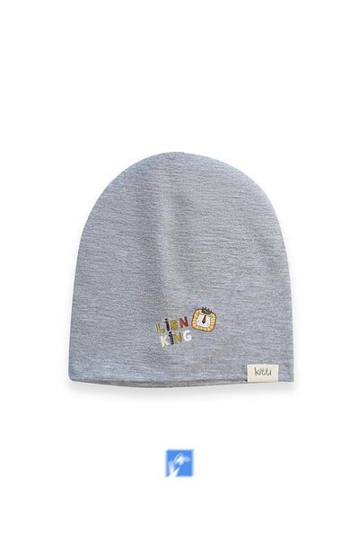 Kardelen Butik Denizli 100% Cotton Double Layer Boy's Combed Cotton Cap (1-4 Years)