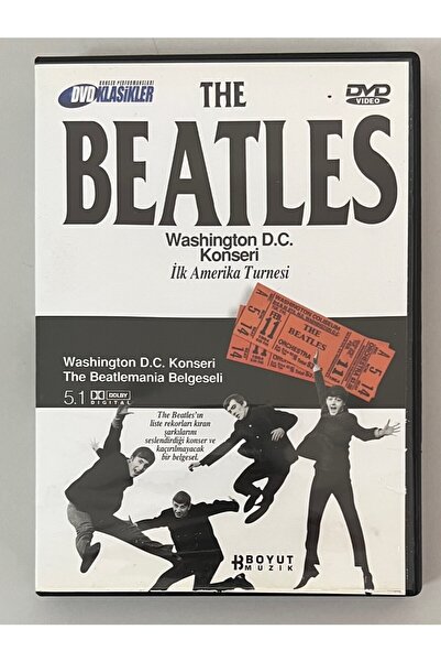 BOYUT YAYINLARI The Beatles Washington D.C Concert the Beatlemania Documentary Dvd