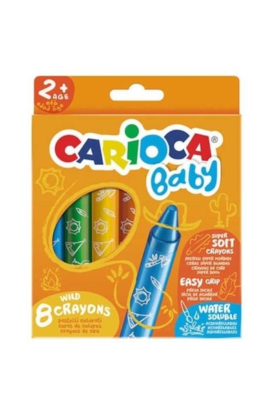 CARIOCA Jumbo Bebek Yumuşak Pastel Boya 8'li
