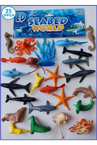 OYUNCAKSAHİLİ Fokbalığı Ahtapot Balina Köpekbalığı Kunduz Deniz Yıldızı Fok D...