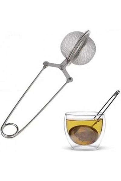 STOREMAX Xesha Herbal Tea Brewing Strainer with Handle Tongs Tea Filter