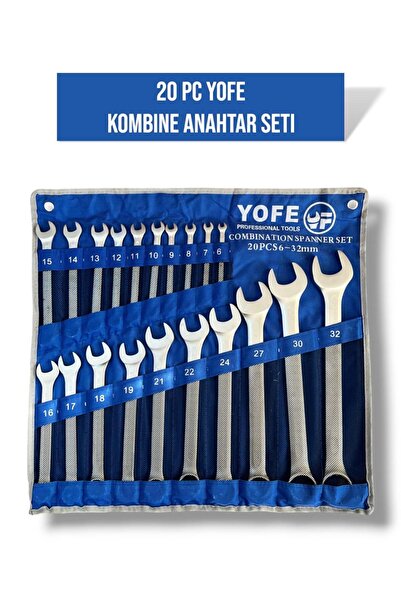 ekinler el aletleri 22 Parça Kombine Yarım Yıldız Anahtar Takımı Seti