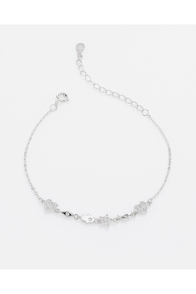 MEKS JEWELS Gümüş Şans Bileklikiği