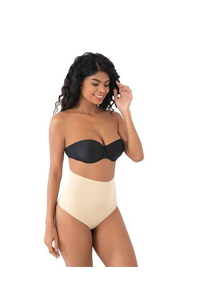 Bluewhs Women's Laser Cut High Waist Seamless Seamless Women's Gathering String Thong Panties Corset