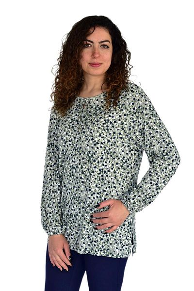 wearon tekstil Γυναικεία μπλούζα με μοτίβο Ebruli με στάμπα Viscon BGL-ST04286