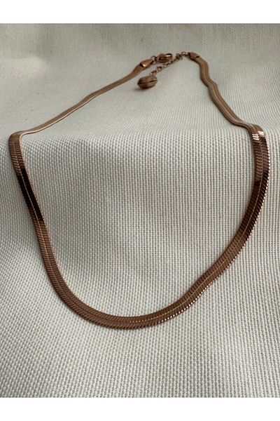 bijuxbymrv Steel Italian Chain Necklace 40cm