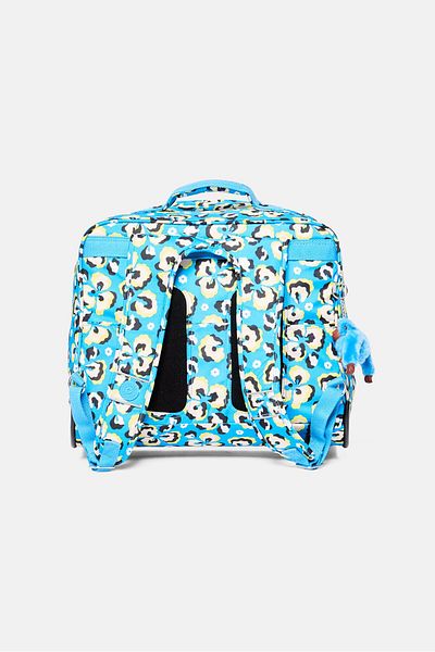 Kipling Women Allover Printed Travel Bag, 35 H x 40 L x 23 W cm, Blue Combo