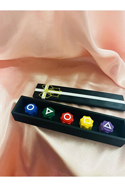 Eta3d Squid Game 2 with Casket 5 Stone Game Squid Game Game Set Sand Model Toy