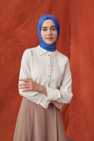 ARMANDA İtalyan jakar blok desen şal