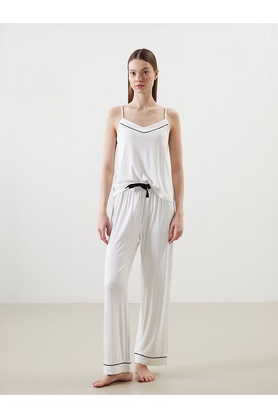 LC Waikiki Heart Collar Women's Pajama Set