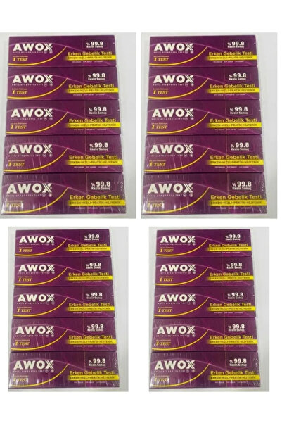 AWOX Erken Gebelik Testi 20 adet