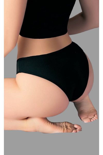 Cooqpoo Black S/M - L/Xl Size Floral Front Drawstring Women Panties