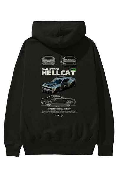 Ankhises Hanorac Challenger Hellcat SRT pentru bărbați și femei